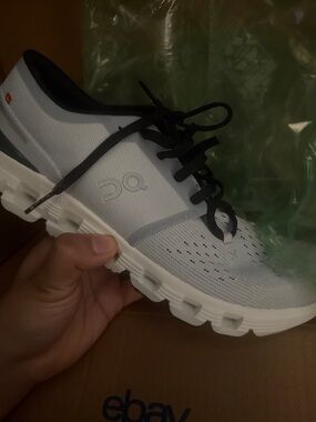 Men's On Cloud X 4, Glacier/Stone, 10 D Medium